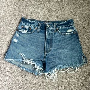 Abercrombie & Fitch Denim High Rise Shorts